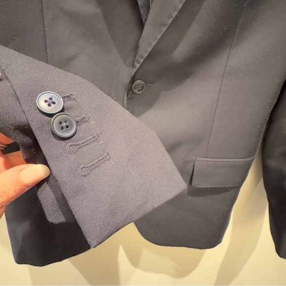 NWT- Doppelgänger Navy Blazer Men's Black Blazer Size 46 DGAGO 001AG - Picture 5 of 13